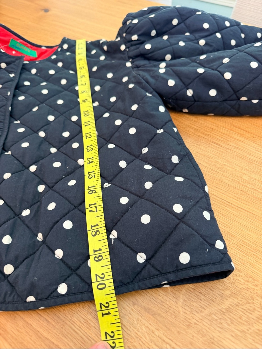 Clare V Le Petit Puff jacket - Black & White Polka Dot Original  $365 size S - Picture 7 of 7